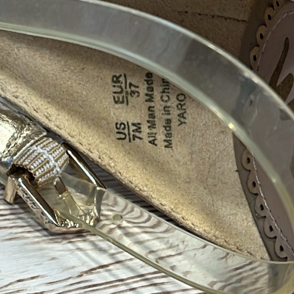 Sam Edelman Yuro Clear Nude Heels - Picture 7 of 13